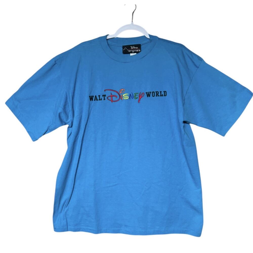 Vtg 90s Disney Parks L/XL Walt Disney World T-Shirt Single Stitch Cotton USA
